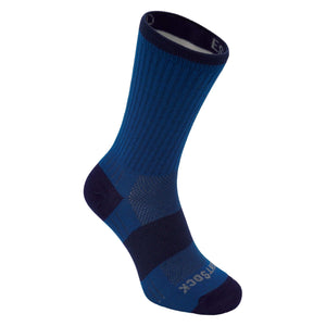 Wrightsock Escape Crew Anti-Blister Socks  -  Small / Azure Blue