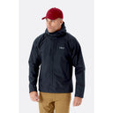 Rab Mens Downpour Eco Waterproof Jacket  -  X-Small / Black