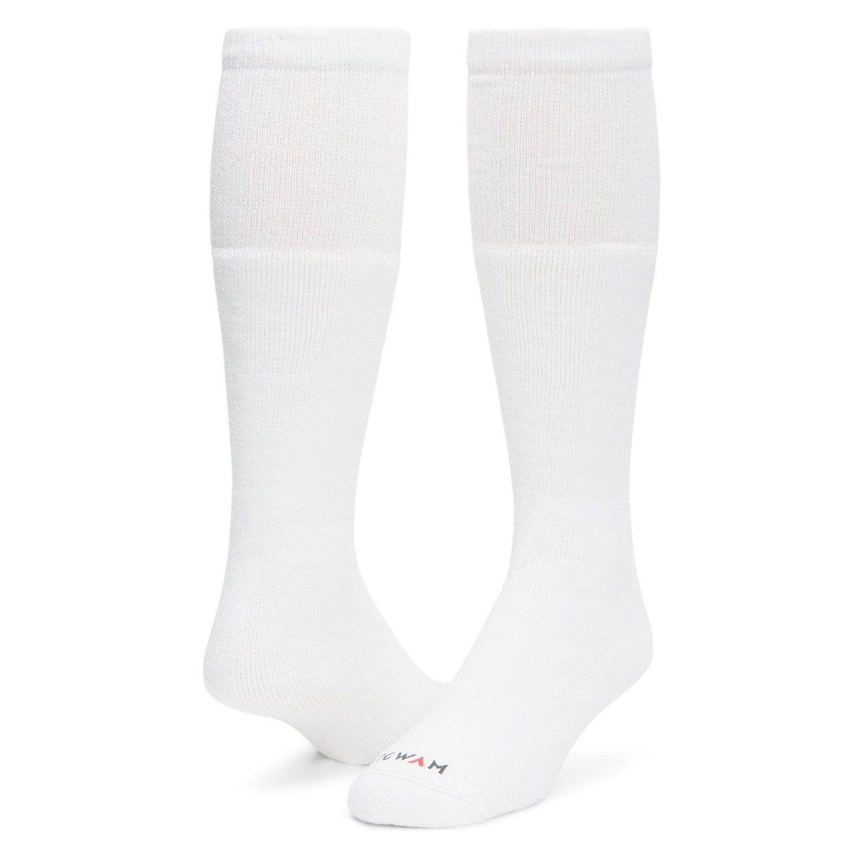 Wigwam Super 60 Tube Midweight Cotton 6-Pack Socks  -  One Size Fits Most / White