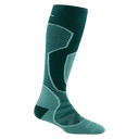 Darn Tough Womens Outer Limits Over-the-Calf Lightweight Ski & Snowboard Socks  -  Small / Juniper