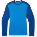 Smartwool Mens Classic Thermal Merino Base Layer Crew - Clearance  -  Medium / Blueberry Hill-Laguna Blue
