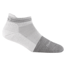 Darn Tough Womens Steely No Show Tab Lightweight Work Socks  -  Small / Cement White