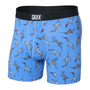 SAXX Mens Ultra Super Soft  -  Small / Disc Dogs - Sail Blue