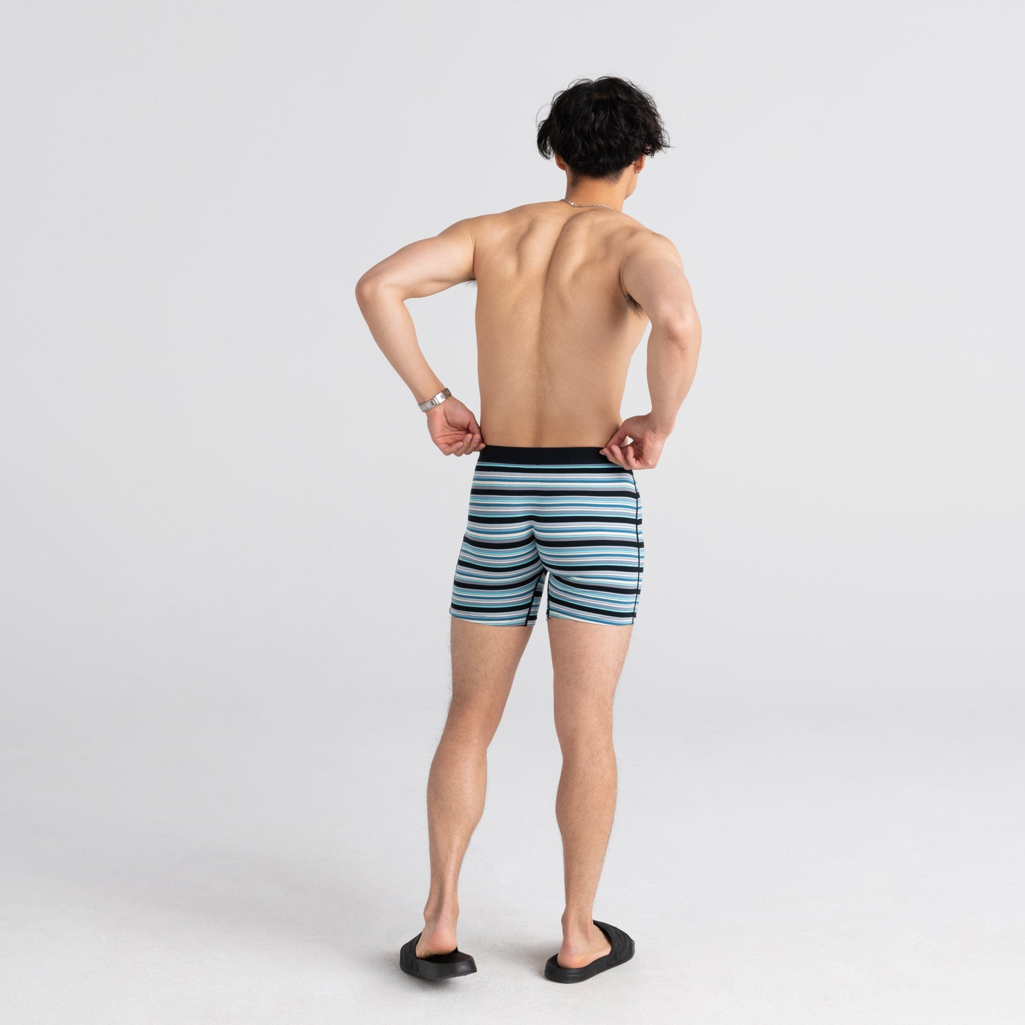 SAXX Mens Ultra Super Soft  -  Small / Desert Stripe/Blue