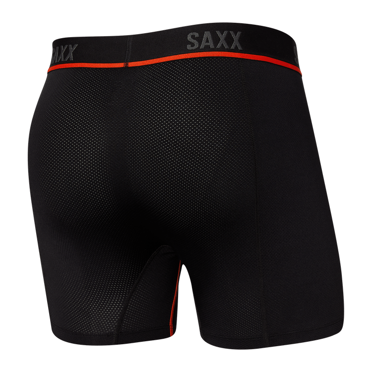 SAXX Mens Kinetic Light-Compression Mesh Boxer Brief  - 