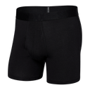 SAXX Mens DropTemp Cooling Cotton Boxer Brief Fly  -  Small / Black