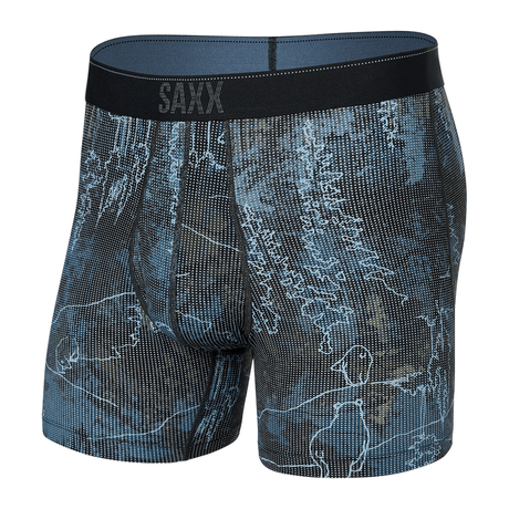SAXX Underwear Quest 2.0 Boxer Fly  -  X-Small / Smokey Mountians Multi