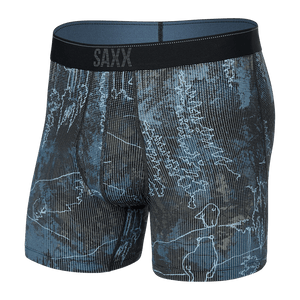 SAXX Mens Quest 2.0 Boxer Fly  -  X-Small / Smokey Mountains Multi
