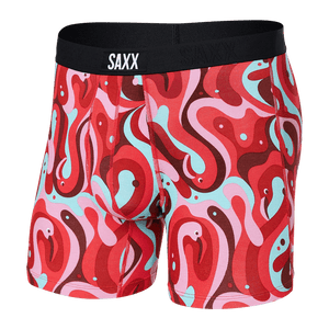 SAXX Mens Vibe Boxer Modern Fit  -  X-Large / Lava Lamp Flamingo-Multi