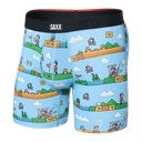 SAXX Mens Vibe Xtra Soft Boxer  -  Small / Out of Bounds - Blue