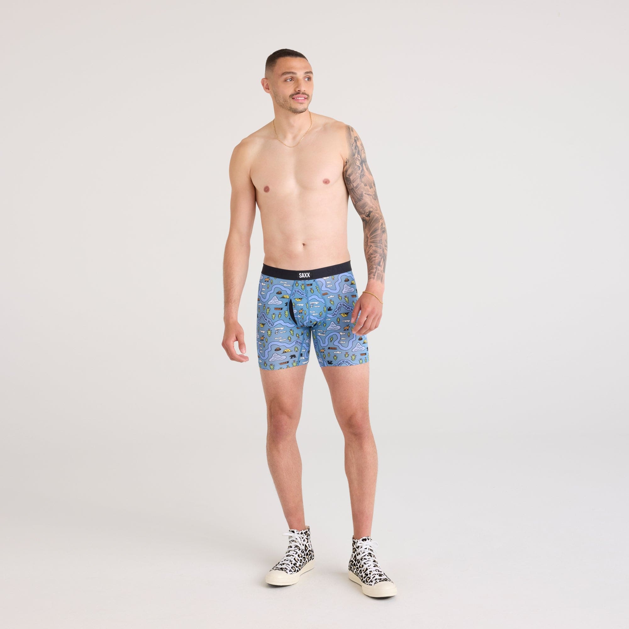 SAXX Mens Vibe Xtra Super Soft Boxer  - 