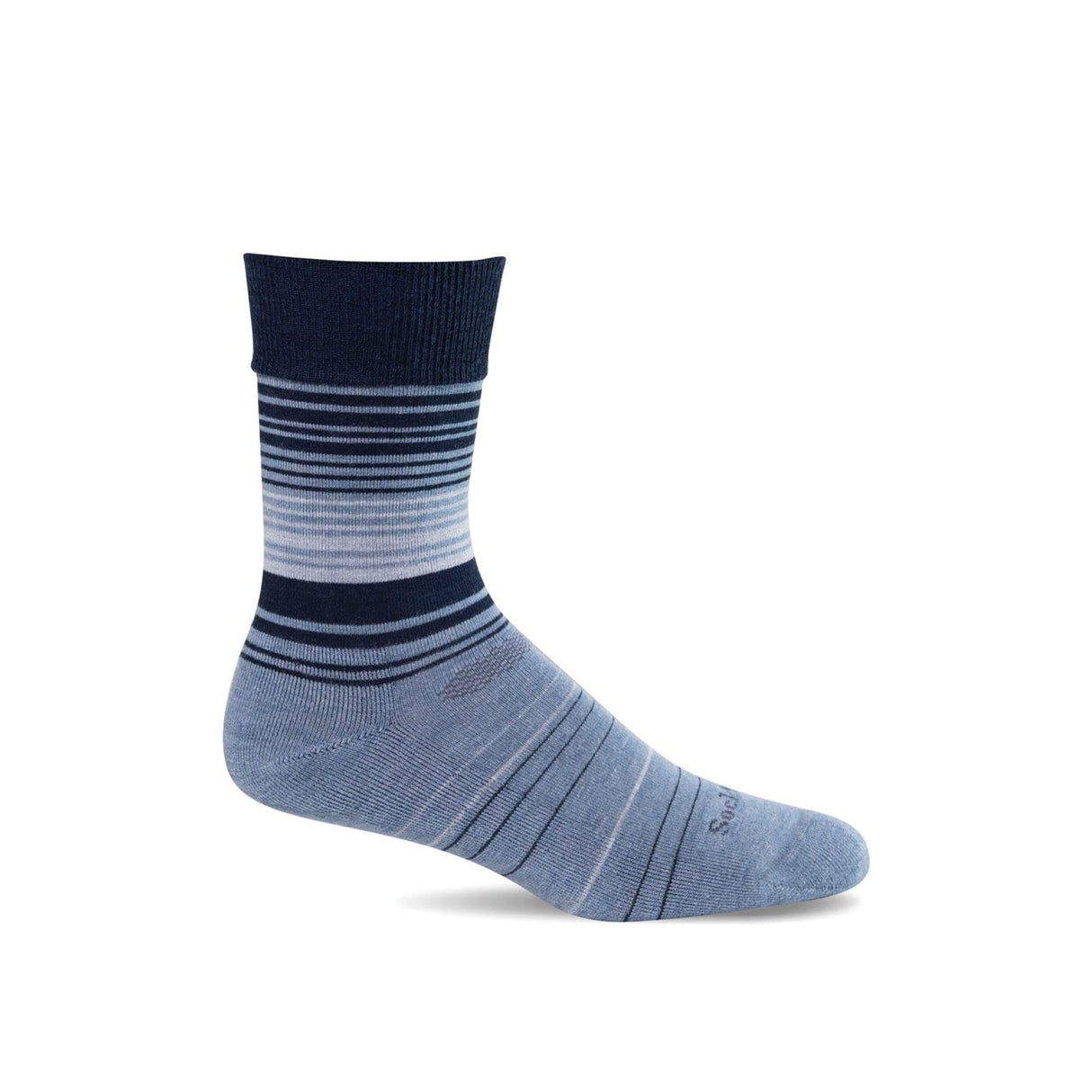 Sockwell Womens Easy Does It Relaxed Fit Crew Socks  -  Small/Medium / Navy