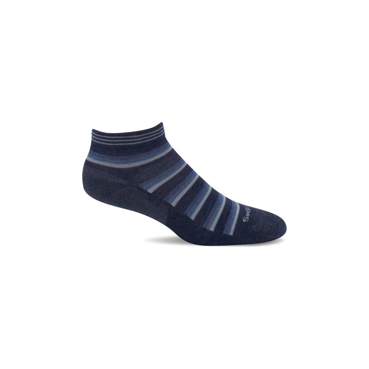 Sockwell Womens Sport Ease Bunion Relief Quarter Socks  -  Small/Medium / Denim