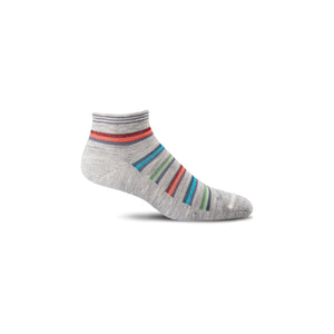 Sockwell Womens Sport Ease Bunion Relief Quarter Socks  -  Small/Medium / Gray