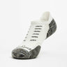Thorlo Experia TECHFIT Light Cushion No Show Tab with Rocket Grip Socks  -  Small / White Gray