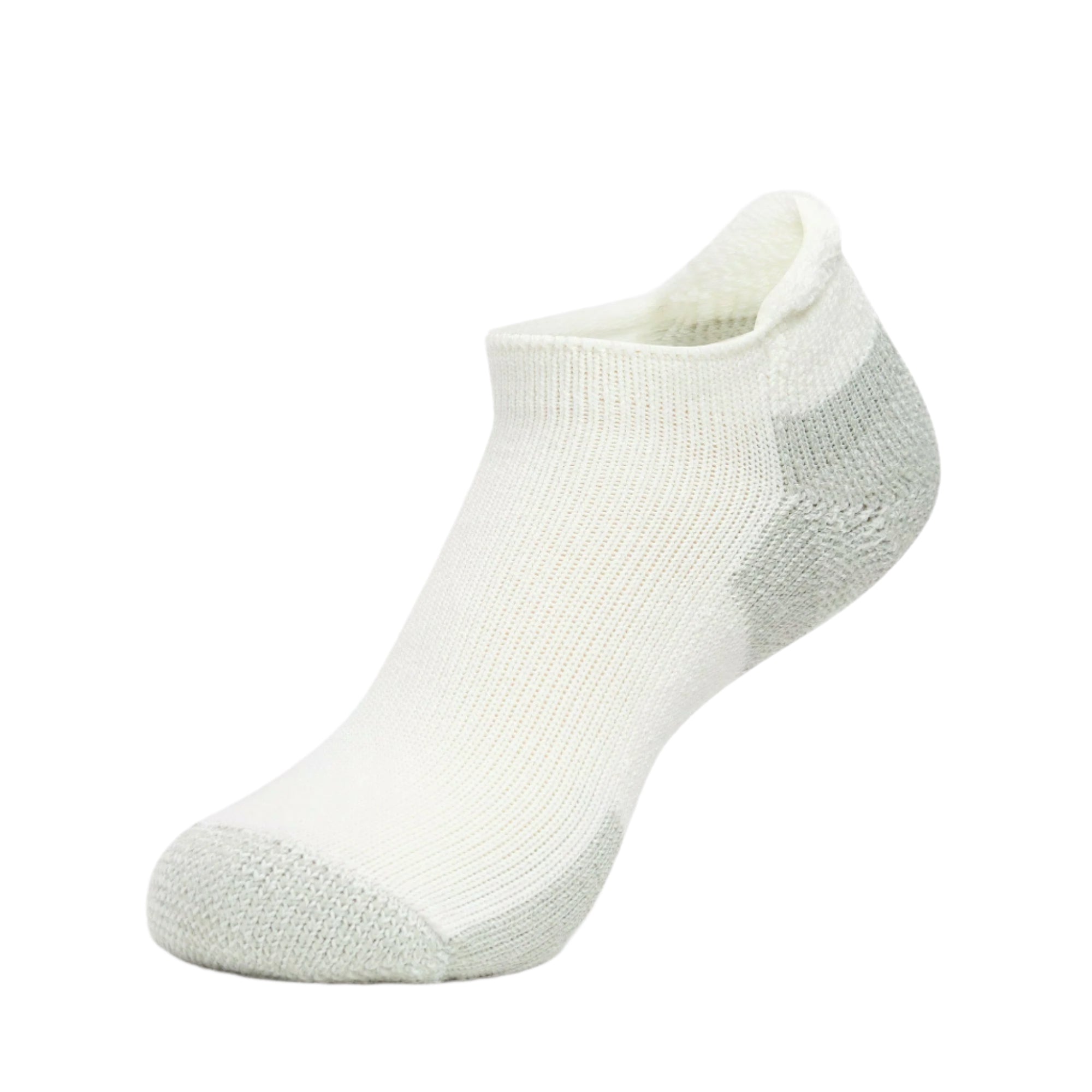 Thorlo Running Maximum Cushion Rolltop Socks  -  Medium / White/Platinum