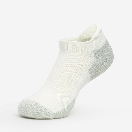 Thorlo Running Maximum Cushion Rolltop Socks  -  Medium / White/Platinum / Single Pair