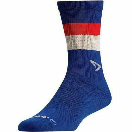 Drymax Running Lite-Mesh Crew Socks  -  Small / Royale with Red/White