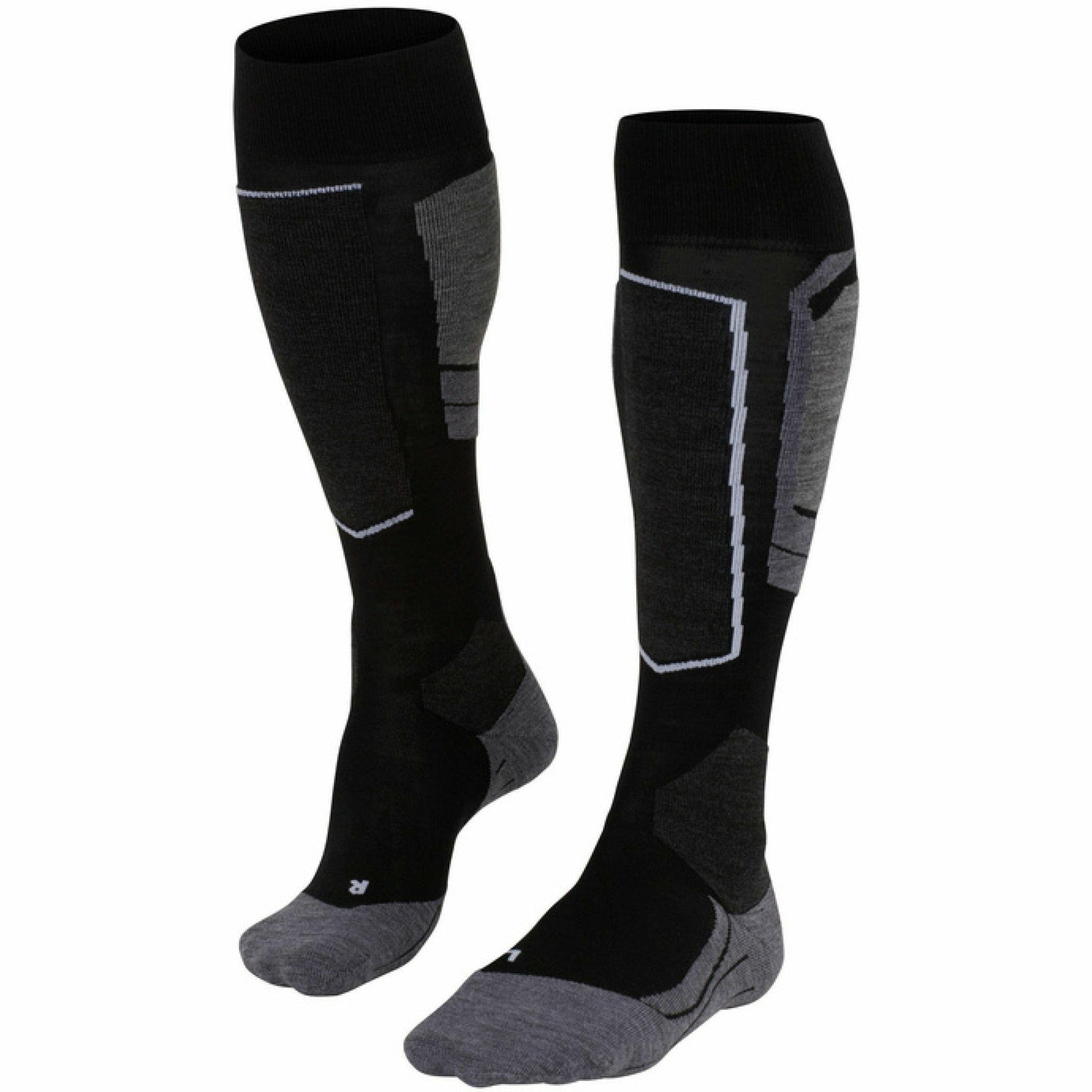 FALKE Womens SK4 Skiing Knee High Socks  -  35-36 / Past Season: Black Mix