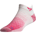 Drymax Thin Running Mini Crew Socks  -  Small / October Pink/White