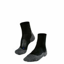 FALKE Womens TK2 Explore Cool Short Trekking Quarter Socks  -  37-38 / Black/Mix