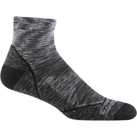 Darn Tough Mens Light Hiker Quarter Lightweight Socks  -  Medium / Space Gray