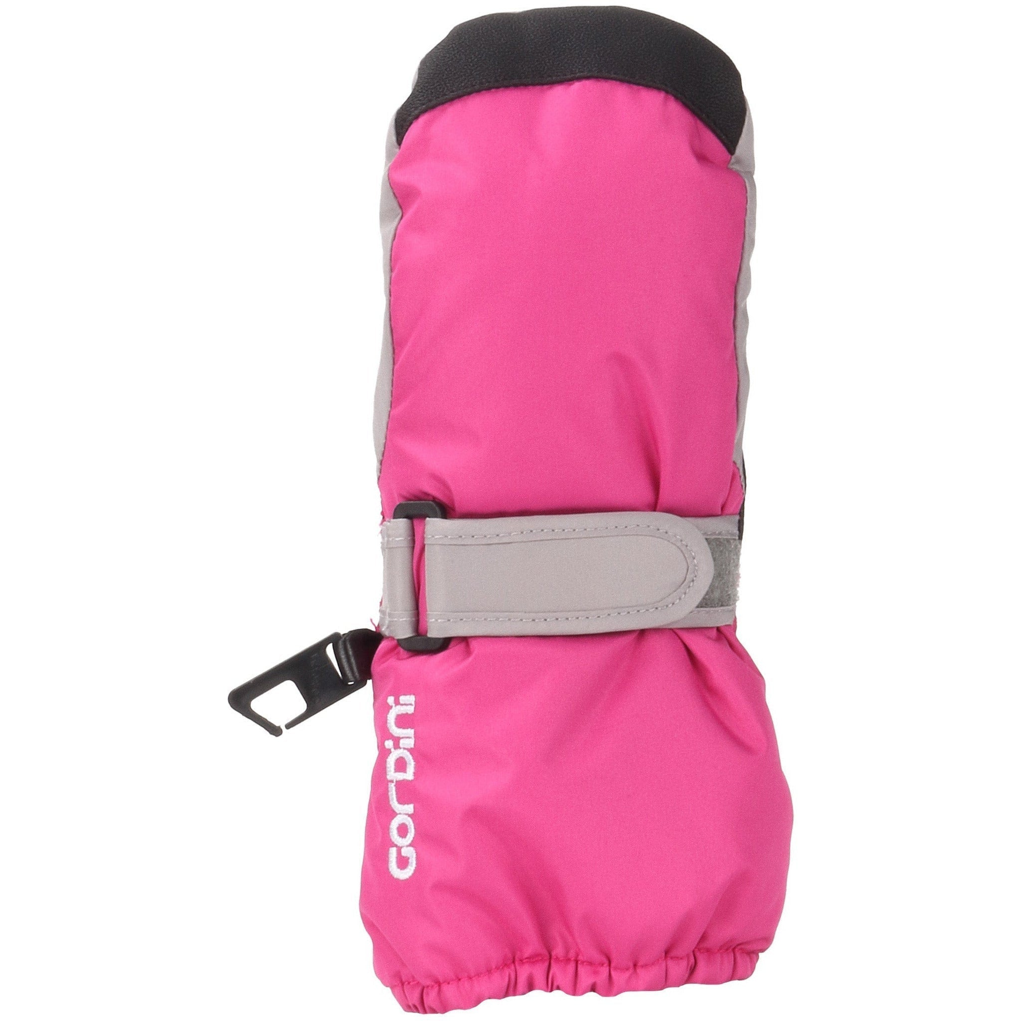 Gordini Toddler Sprout Mittens  -  X-Small / Deep Pink Clay Gray