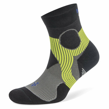 Balega Support Quarter Socks  -  Small / Light Gray/Black