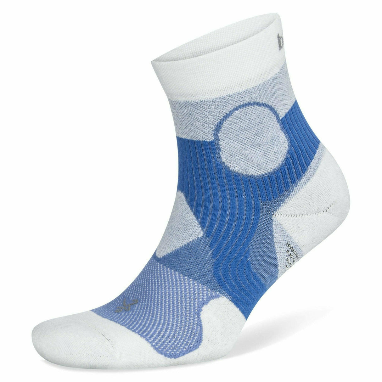 Balega Support Quarter Socks  -  Small / Palace Blue/White