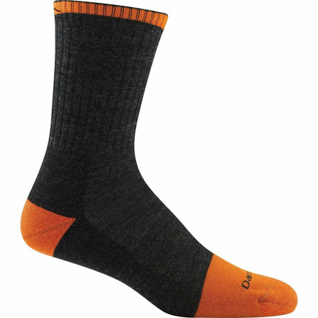Darn Tough Mens Steely Micro Crew Midweight Work Socks  -  Small / Graphite