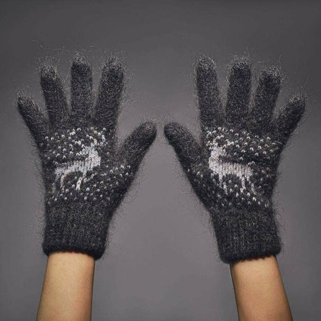 Siberia Spirit Snow Stag Gloves  -  Medium / Snow Stag