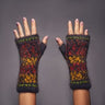 Siberia Spirit Autumn Acorns Fingerless Gloves  -  Medium / Autumn Acorns