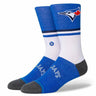 Stance Mens MLB Toronto Blue Jays Socks  -  Large / White