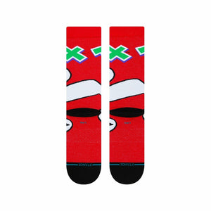 Stance Trix Crew Socks  -  Large / Red