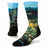 Stance Poppy Trails Crew Socks  -  Medium / Black