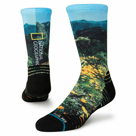 Stance Poppy Trails Crew Socks  -  Medium / Black