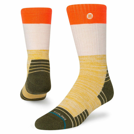 Stance Attribute Crew Socks  -  Small / Off White