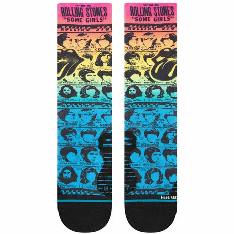 Stance Rolling Stones Crew Socks  -  Medium / Multi