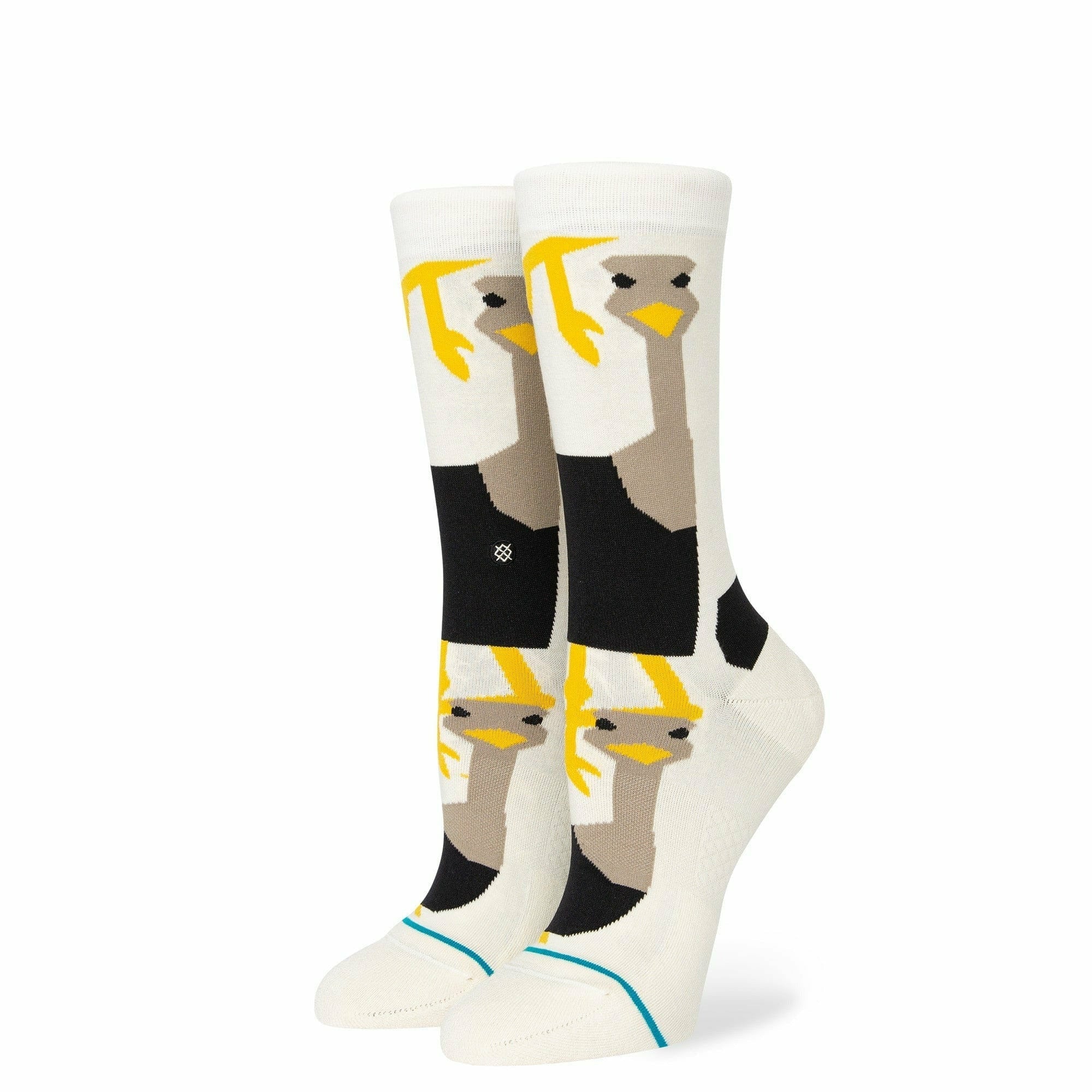Stance Womens Pepper The Ostrich Crew Socks  -  Medium / Off White