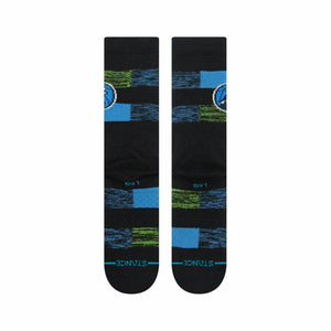 Stance NBA Timberwolves Cryptic Crew Socks  -  Large / Black