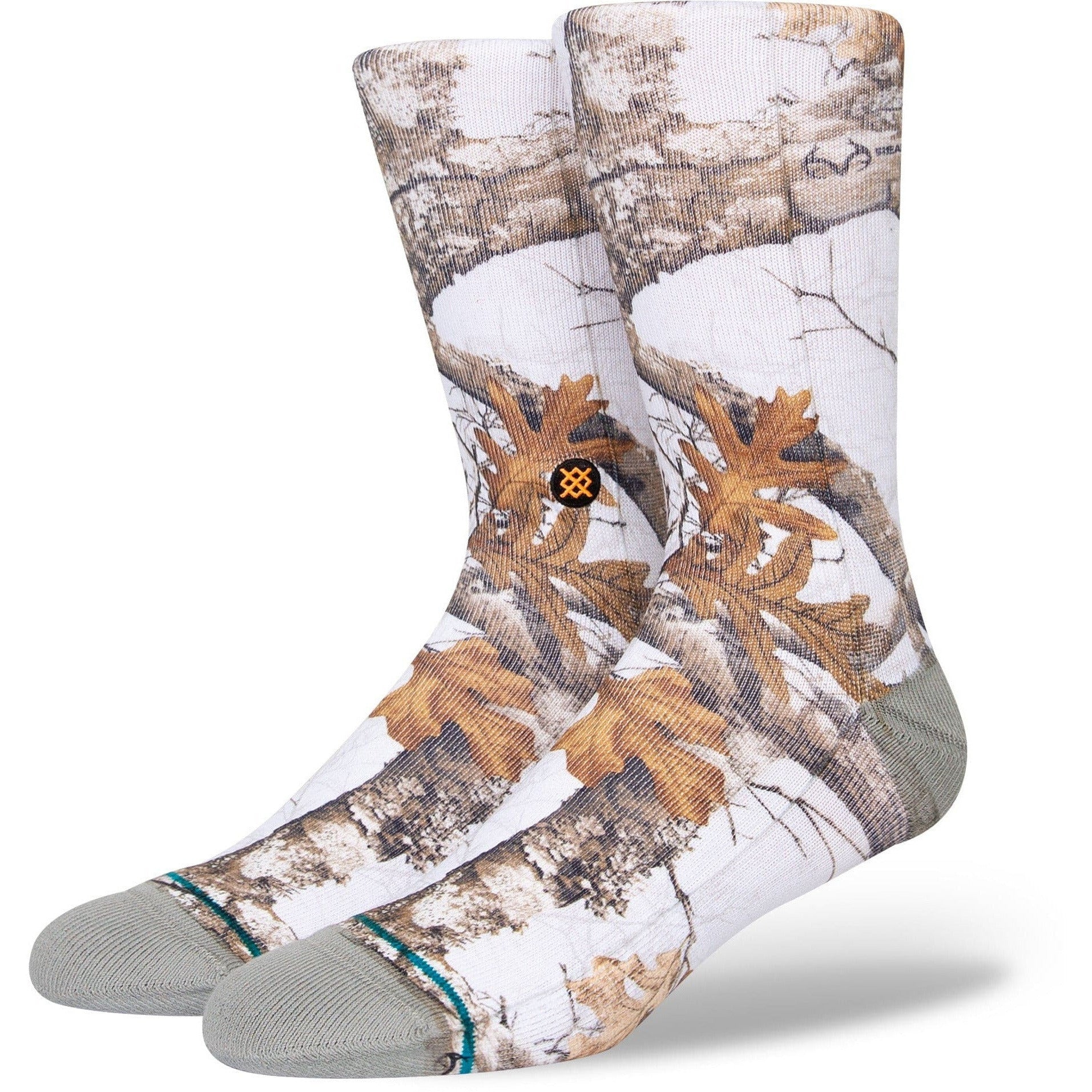 Stance Edge Casual Crew Socks  -  Medium / White