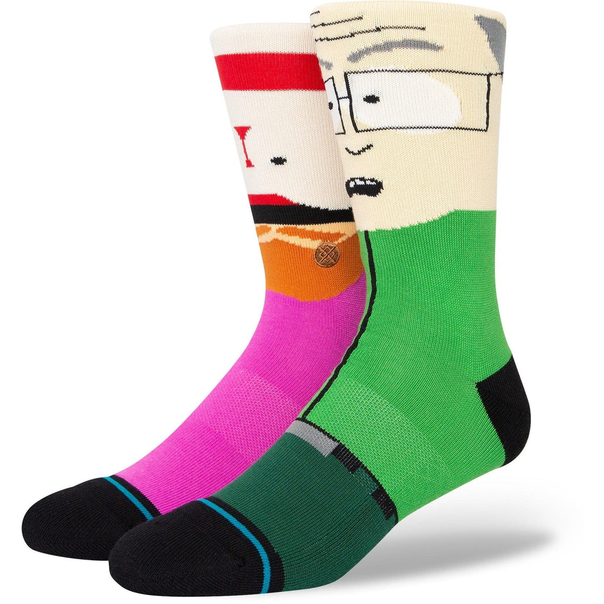 Stance Mr Garrison Crew Socks  -  Medium / Green
