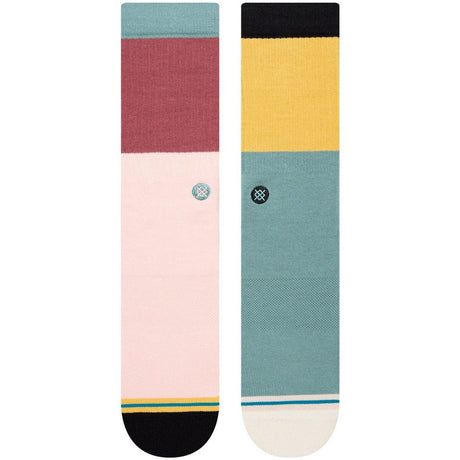 Stance Blocked Crew Socks  -  Large / Multi