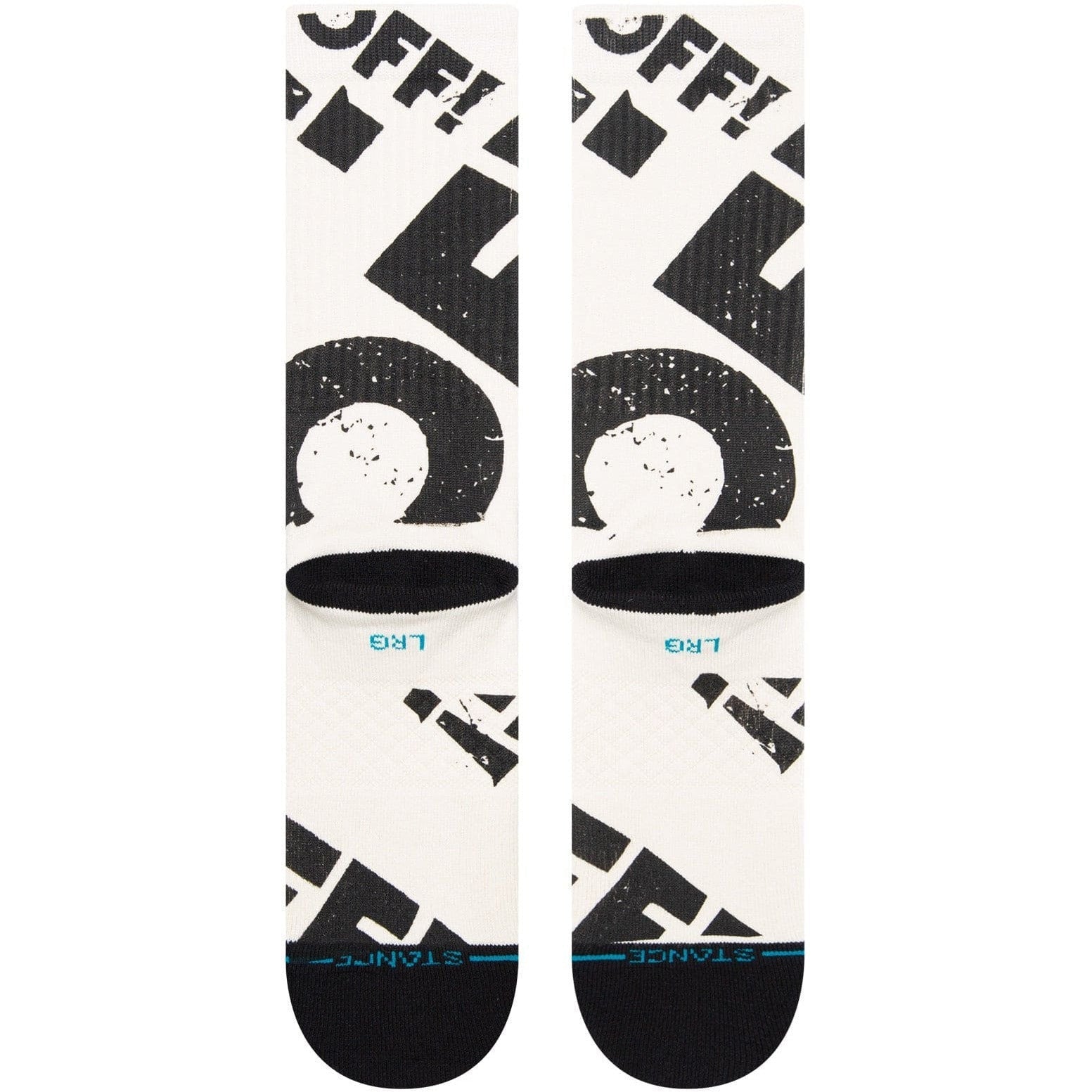 Stance Off Crew Socks  -  Large / Vintage White