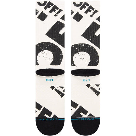 Stance Off Crew Socks  -  Large / Vintage White