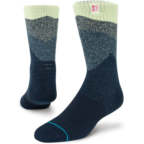 Stance 4 Peaks Performance Crew Socks  -  Medium / Navy