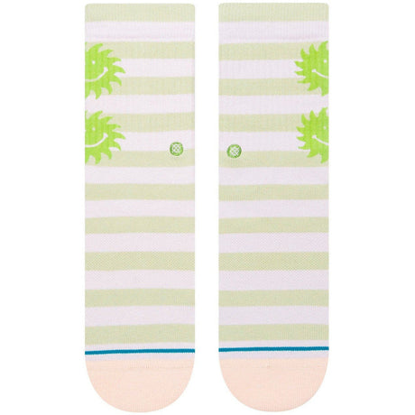 Stance Womens Smiley Crew Socks  -  Medium / Ray