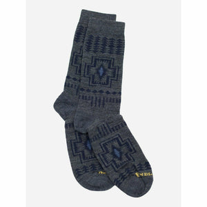 Pendleton Harding Crew Socks  -  Medium / Gray