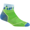 Darn Tough Kids Quest Quarter Lightweight Hiking Socks  -  Small / Green