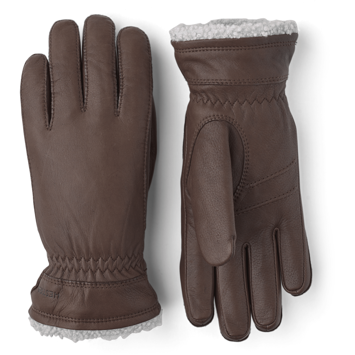 Hestra Deerskin PrimaLoft Gloves  -  6 / Chocolate